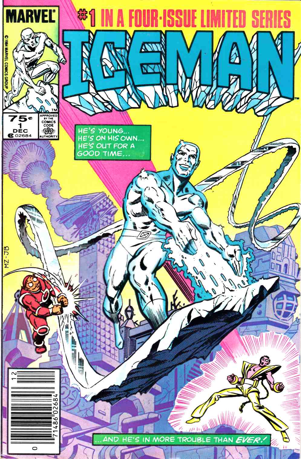 Iceman #1 Newsstand Edition Very Fine (8.0) [Marvel Comic] THUMBNAIL