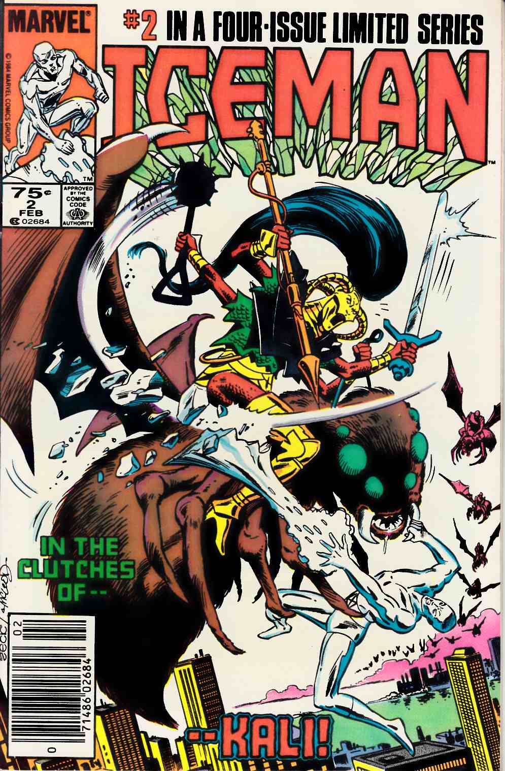 Iceman #2 Newsstand Edition Very Fine (8.0) [Marvel Comic] LARGE