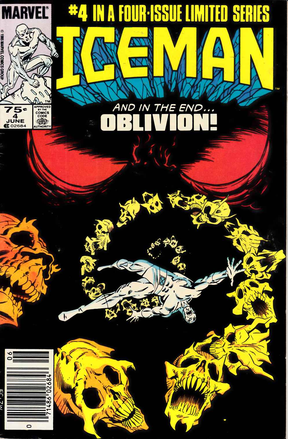 Iceman #4 Newsstand Edition Fine (6.0) [Marvel Comic] LARGE