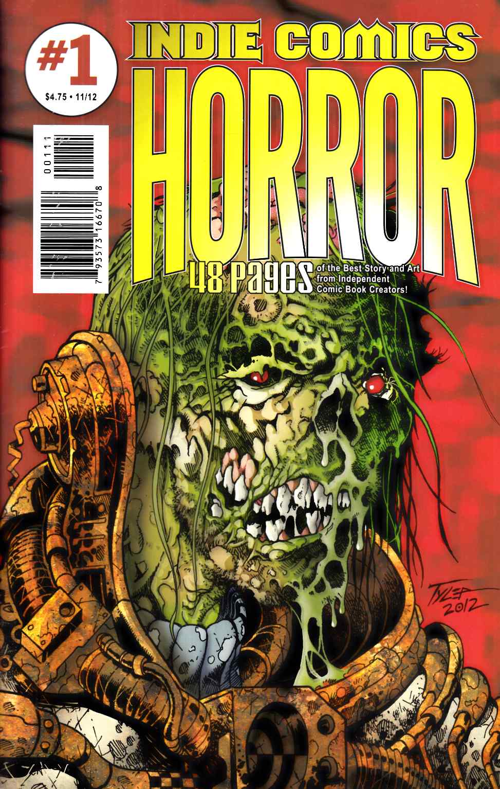 Indie Comics Horror #1 Near Mint (9.4) [Aazurn Comic] LARGE