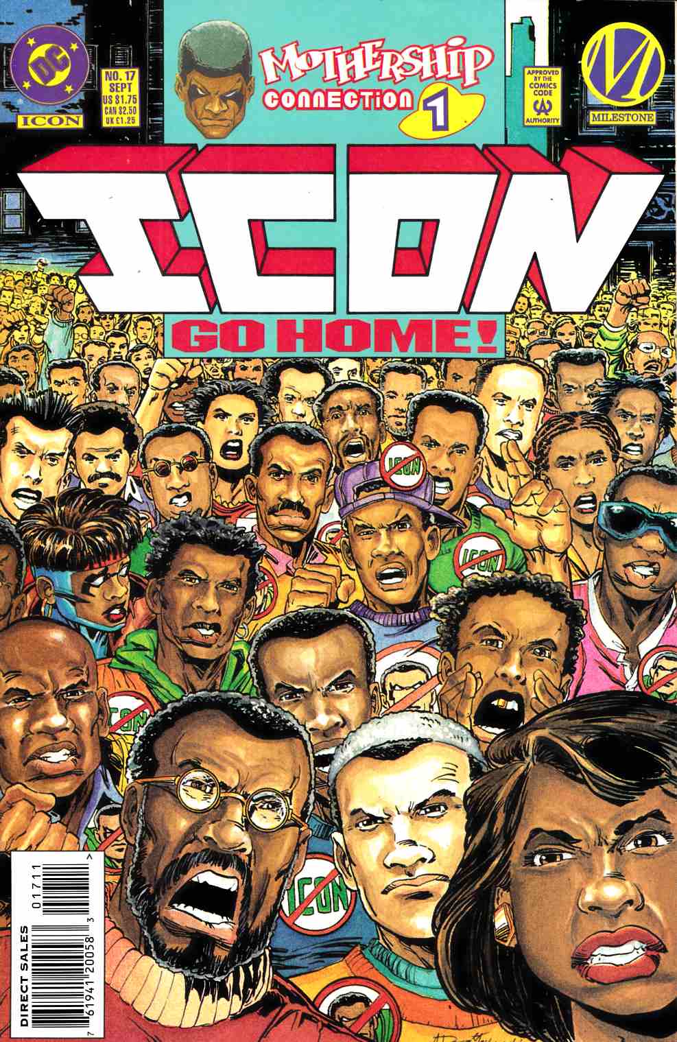 Icon #17 Near Mint (9.4) [DC Comic] LARGE