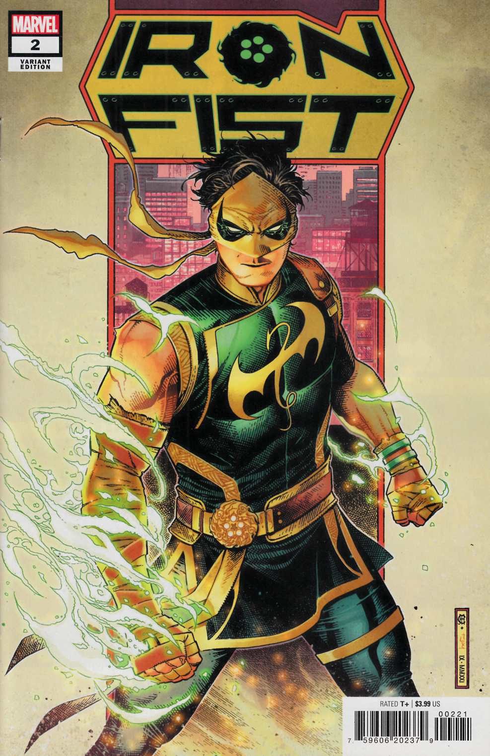 Iron Fist #2 Cheung Variant Cover Near Mint (9.4) [Marvel Comic] THUMBNAIL