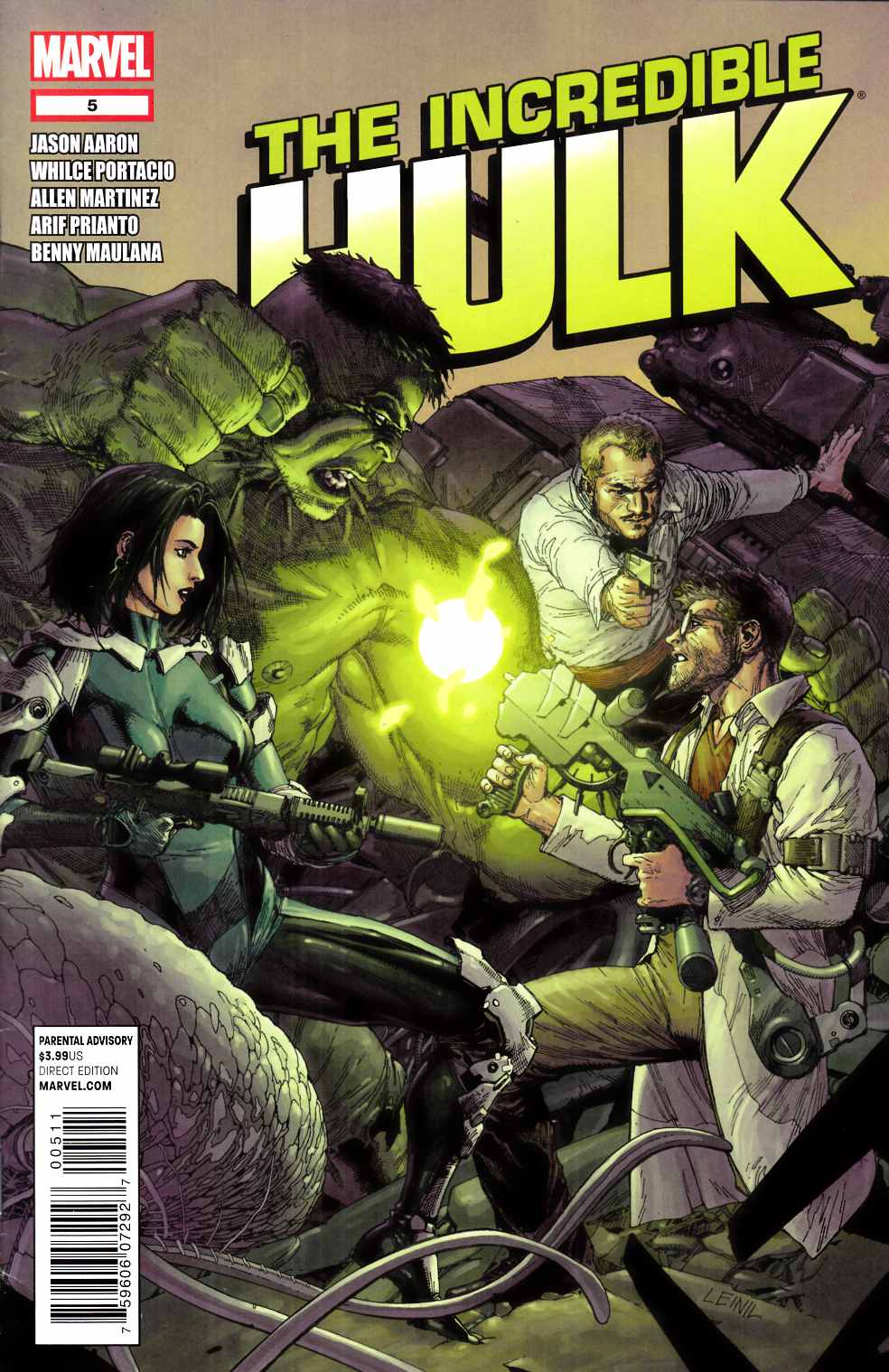 Incredible Hulk #5 Fine (6.0) [Marvel Comic] THUMBNAIL