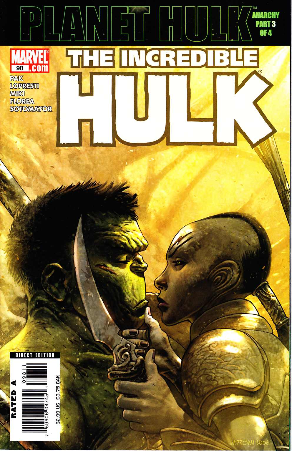 Incredible Hulk #98 Near Mint Minus (9.2) [Marvel Comic] THUMBNAIL