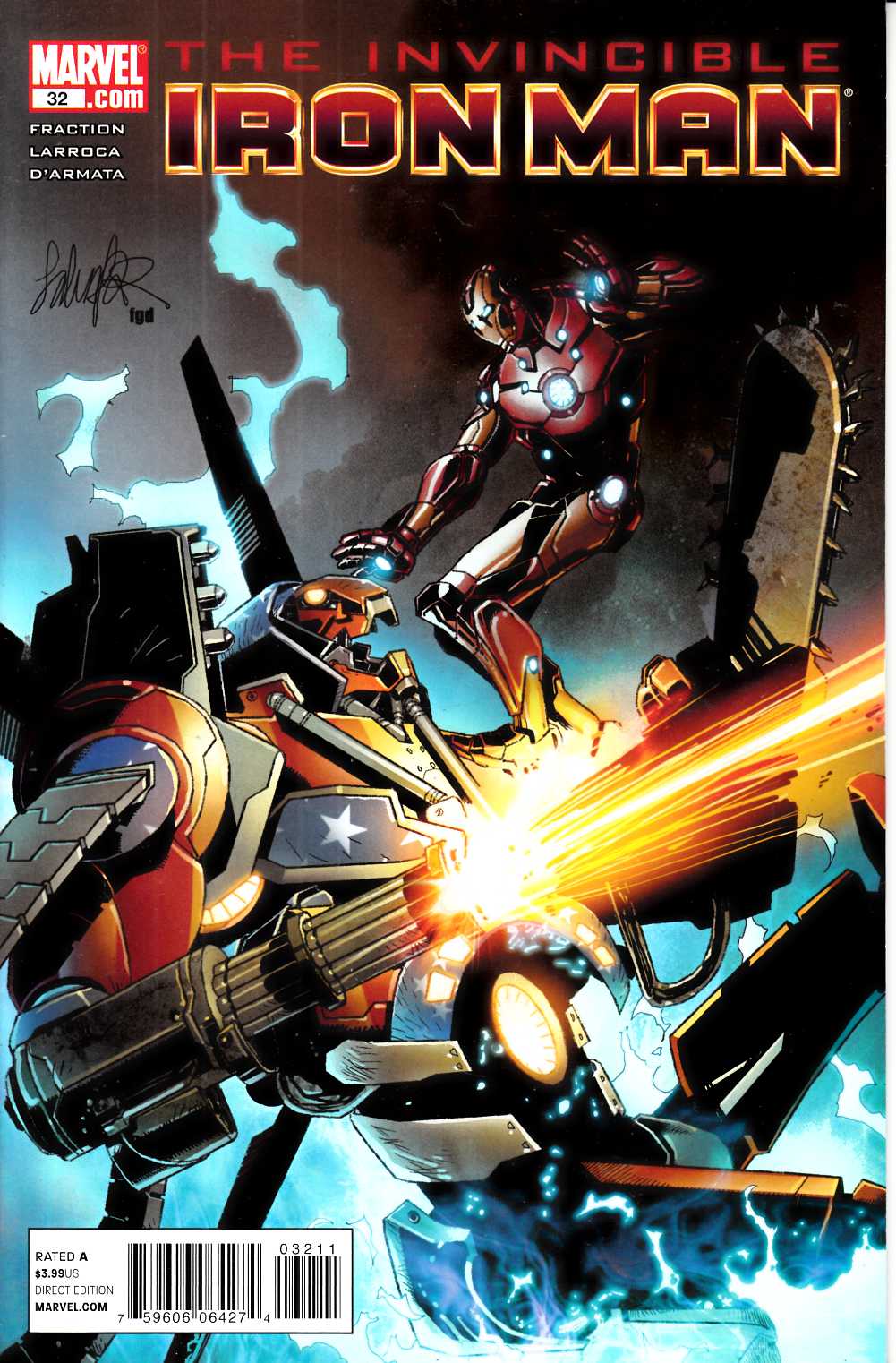 Invincible Iron Man #32 Near Mint (9.4) [Marvel Comic] LARGE