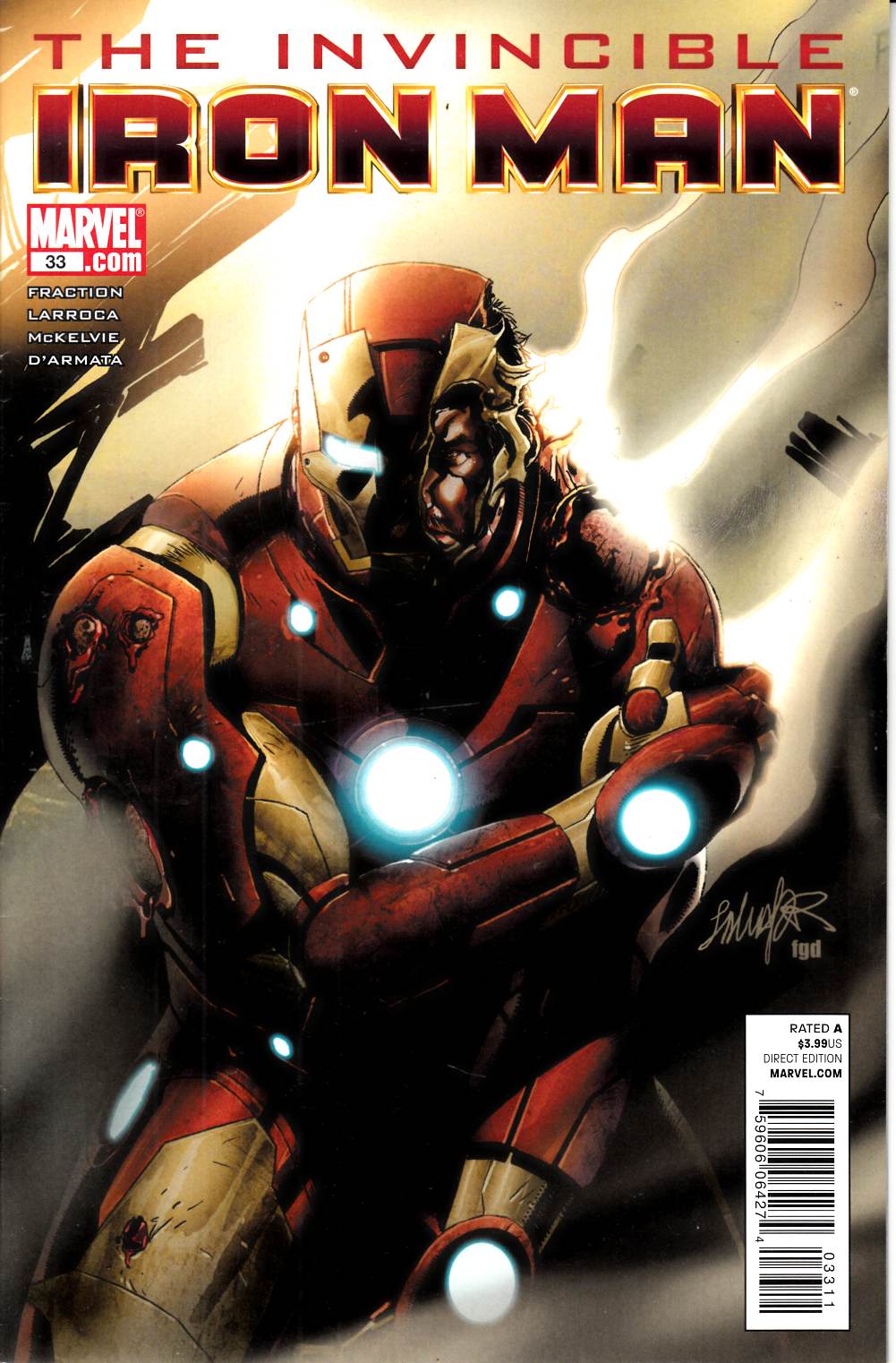 Invincible Iron Man #33 Near Mint Minus (9.2) [Marvel Comic] THUMBNAIL