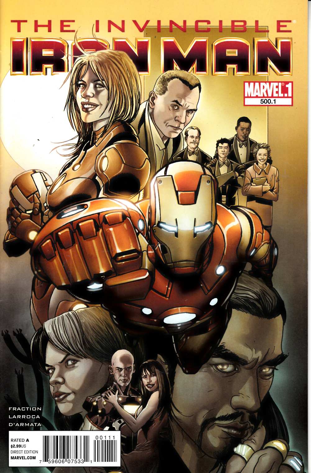 Invincible Iron Man #500.1 Near Mint (9.4) [Marvel Comic] LARGE