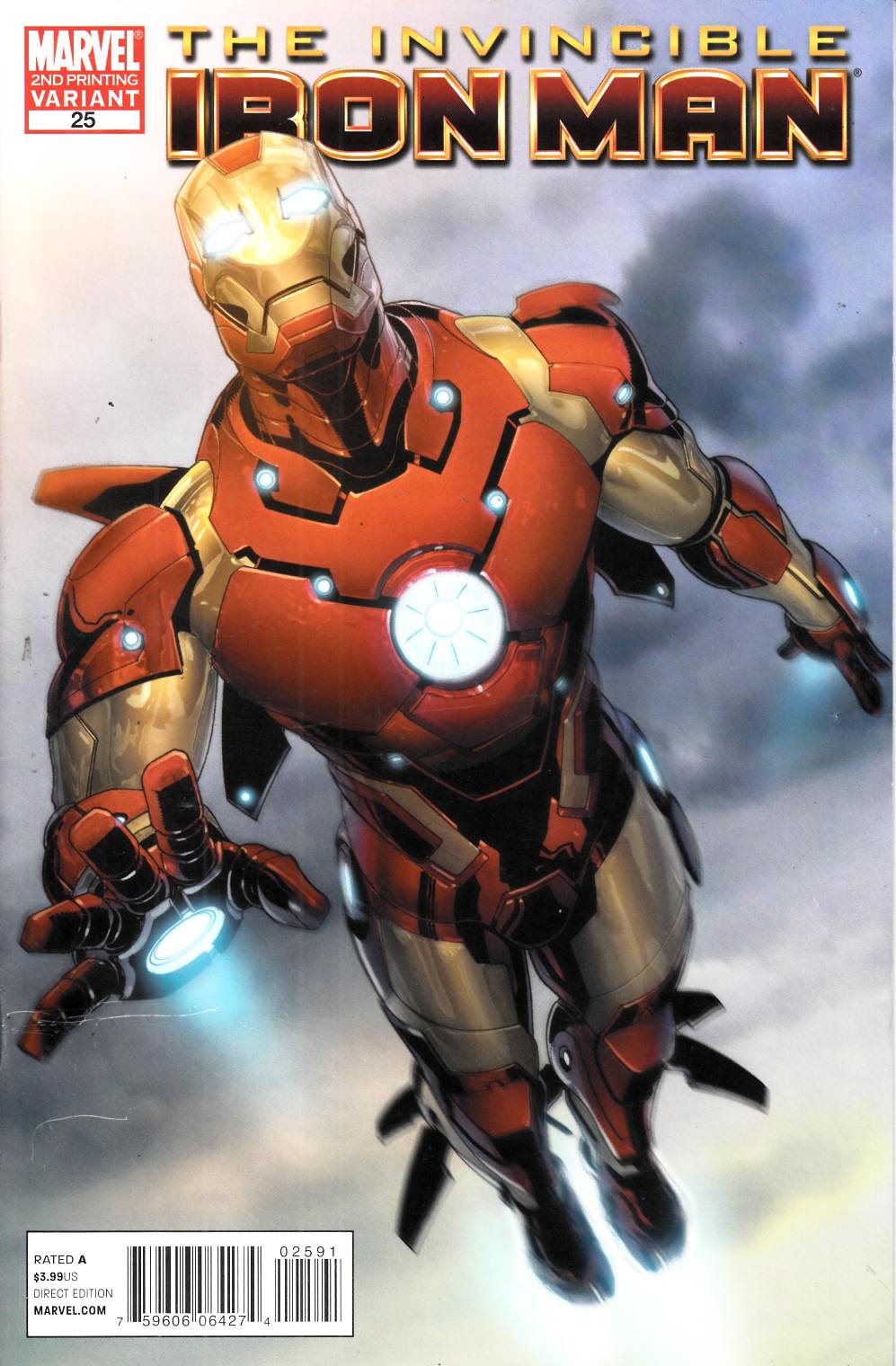 Invincible Iron Man #25 Second Printing Fine (6.0) [Marvel Comic] THUMBNAIL