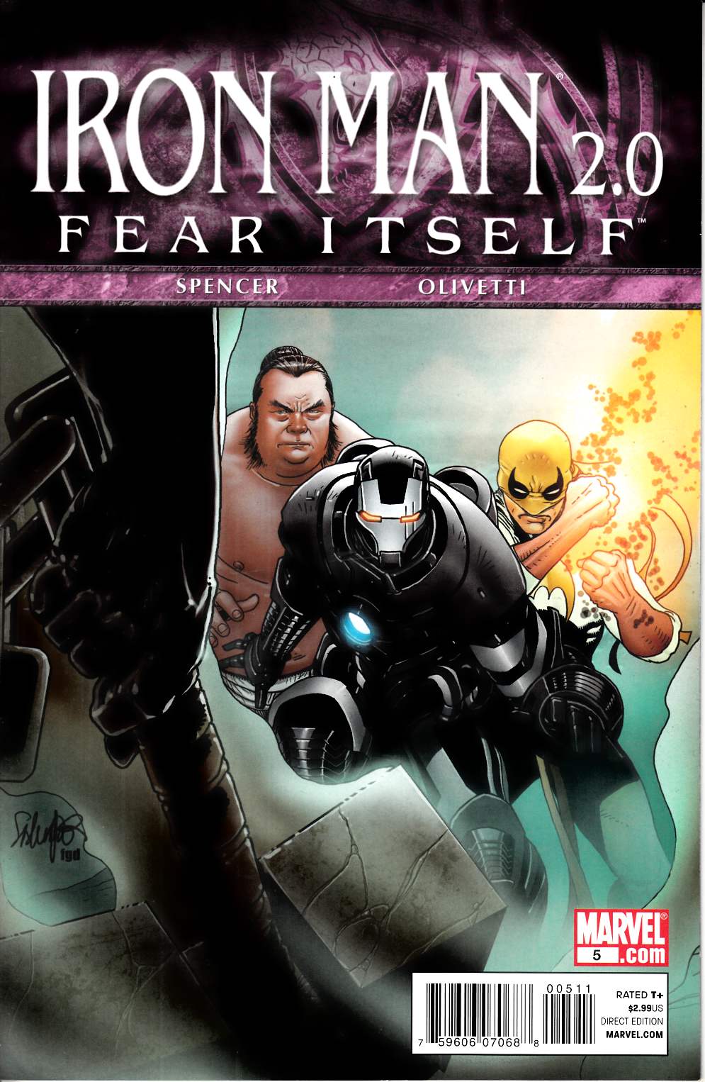Iron Man 2.0 #5 Very Fine (8.0) [Marvel Comic] LARGE
