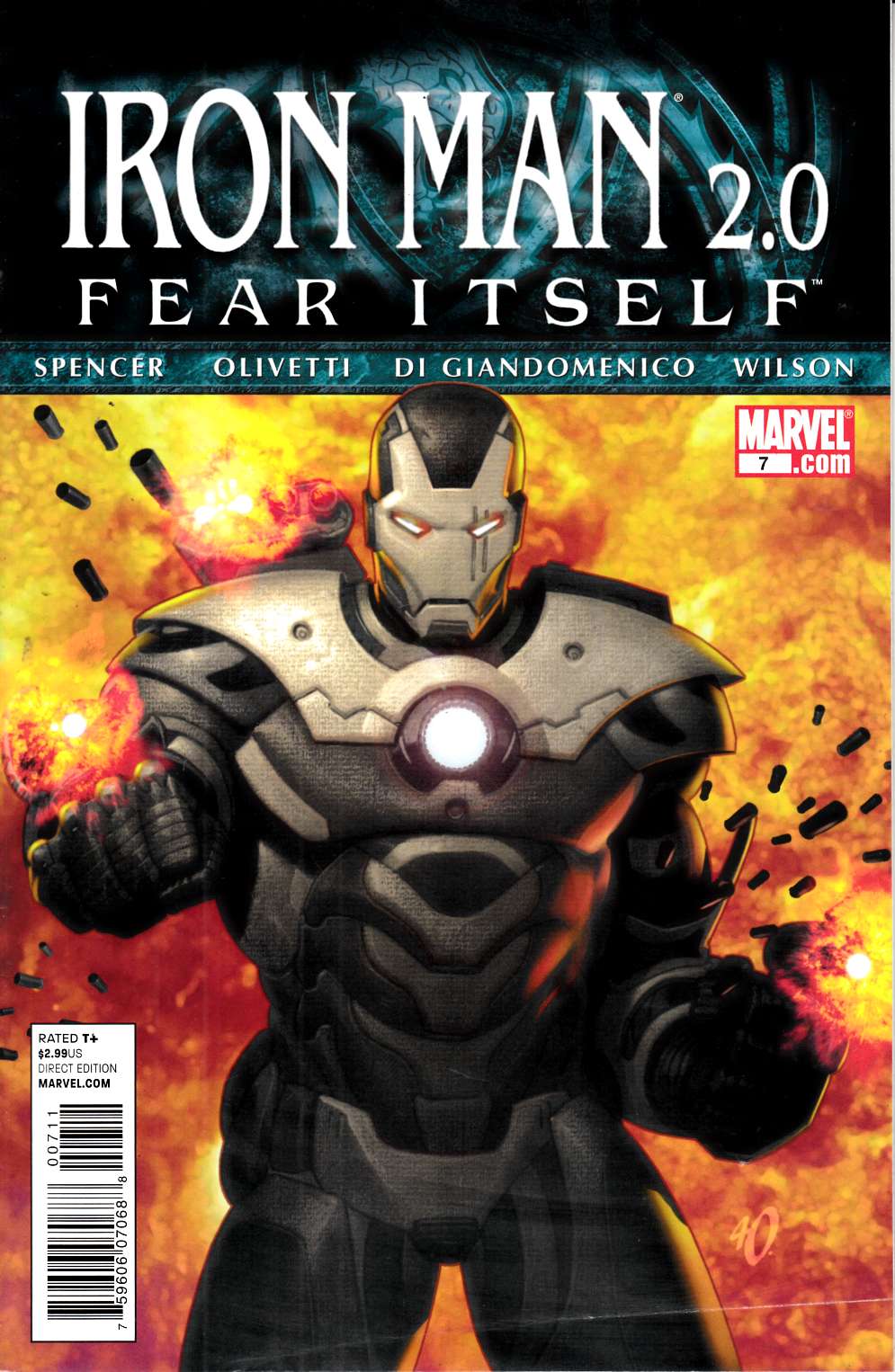 Iron Man 2.0 #7 Fine (6.0) [Marvel Comic] LARGE