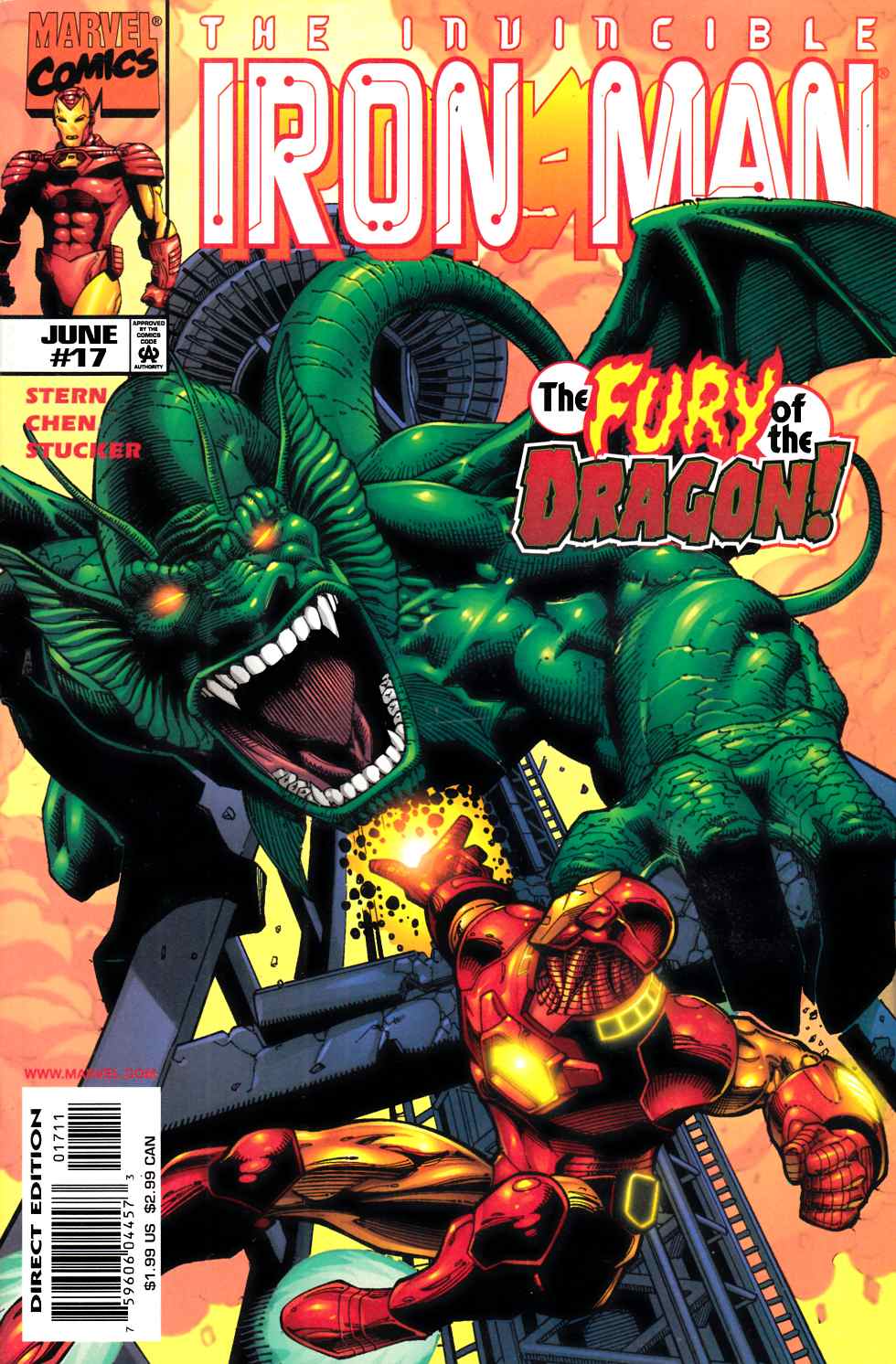 Iron Man #17 Near Mint (9.4) [Marvel Comic] LARGE