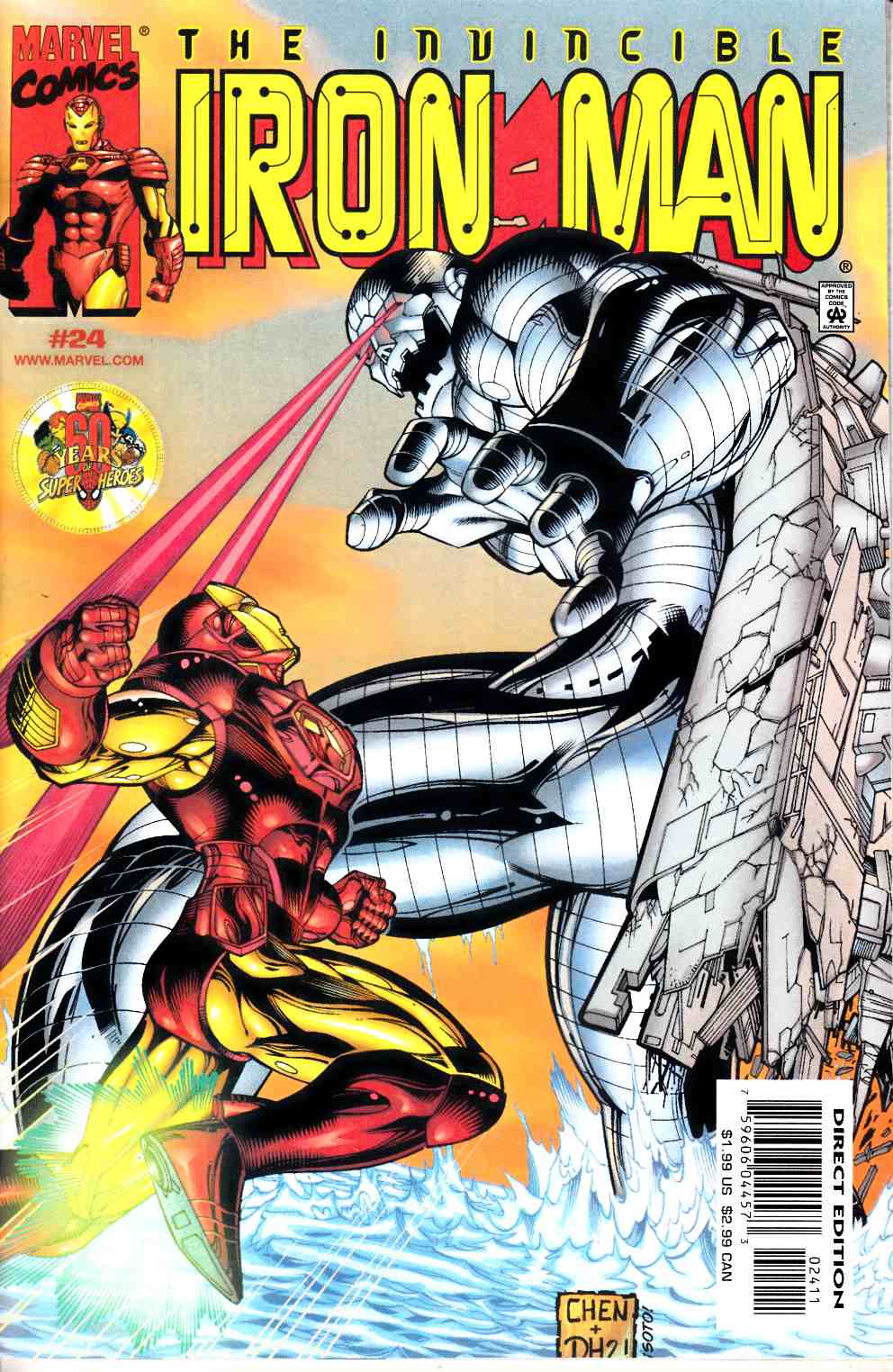 Iron Man #24 Near Mint (9.4) [Marvel Comic] LARGE