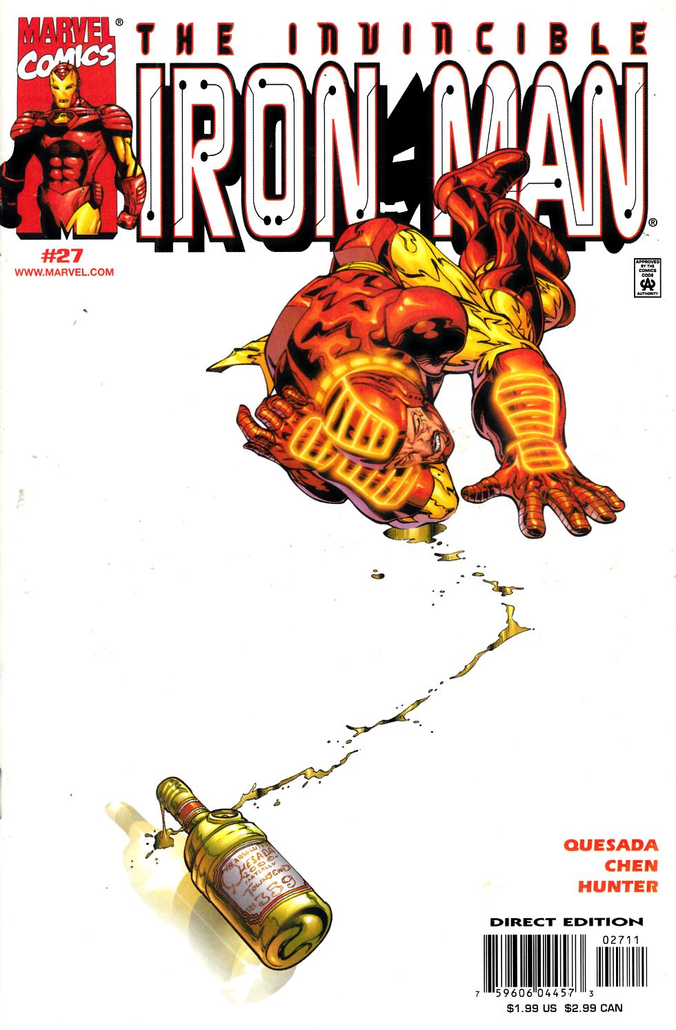 Iron Man #27 Near Mint (9.4) [Marvel Comic] LARGE