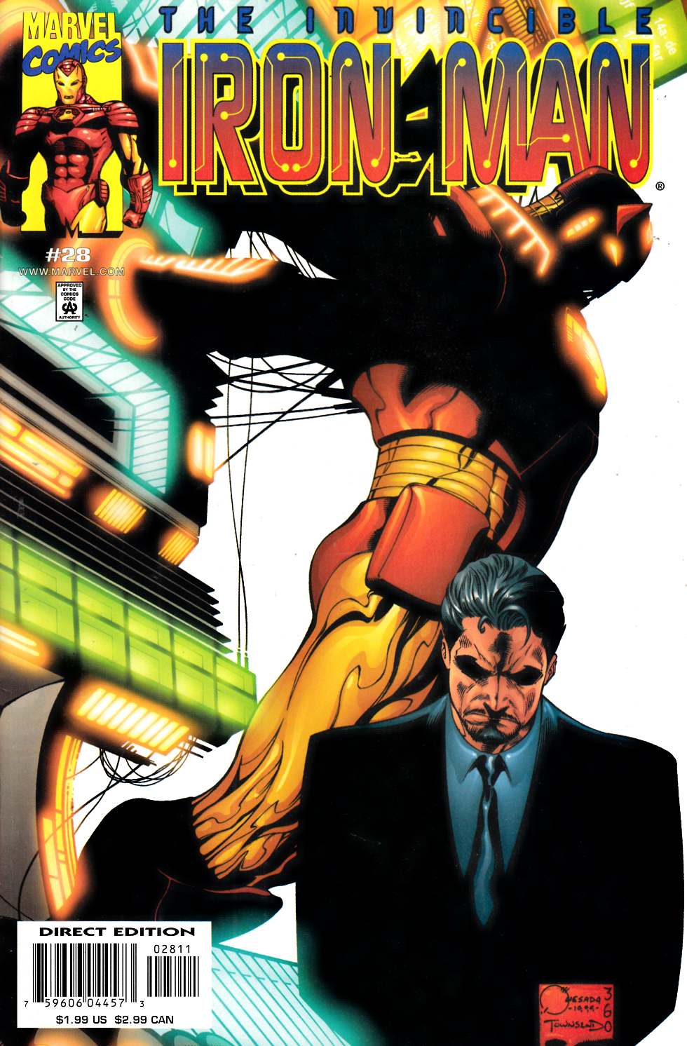 Iron Man #28 Near Mint (9.4) [Marvel Comic] LARGE