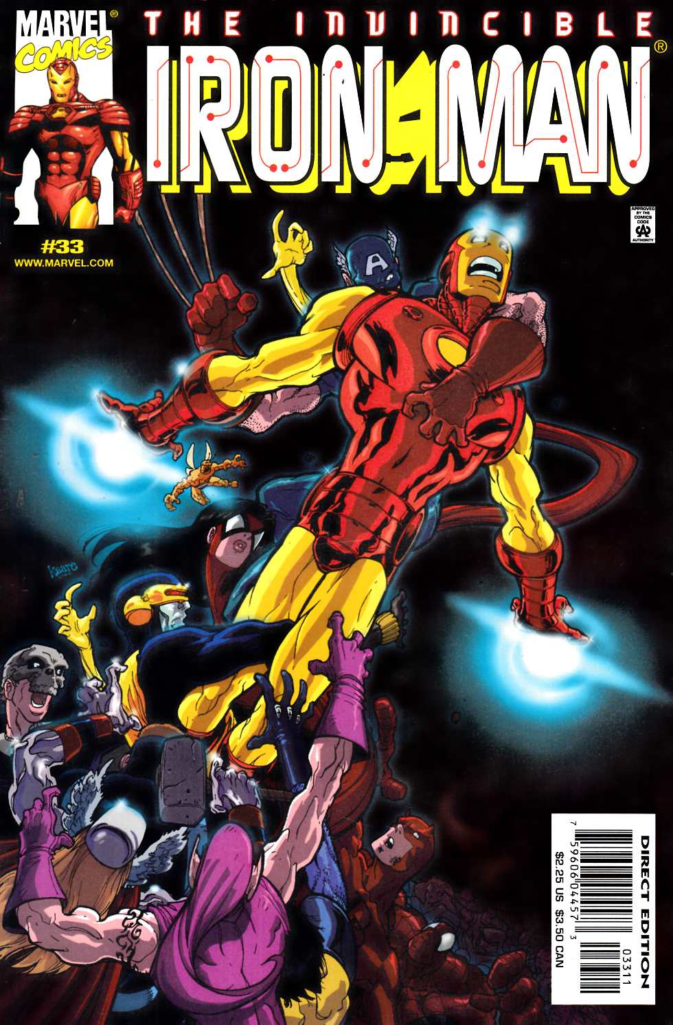 Iron Man #33 Near Mint (9.4) [Marvel Comic] LARGE