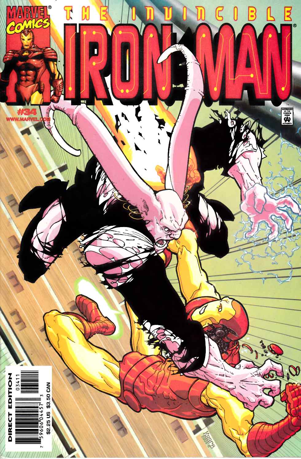 Iron Man #34 Near Mint (9.4) [Marvel Comic] LARGE