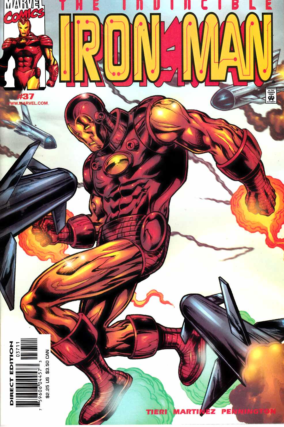 Iron Man #37 Very Fine (8.0) [Marvel Comic] THUMBNAIL