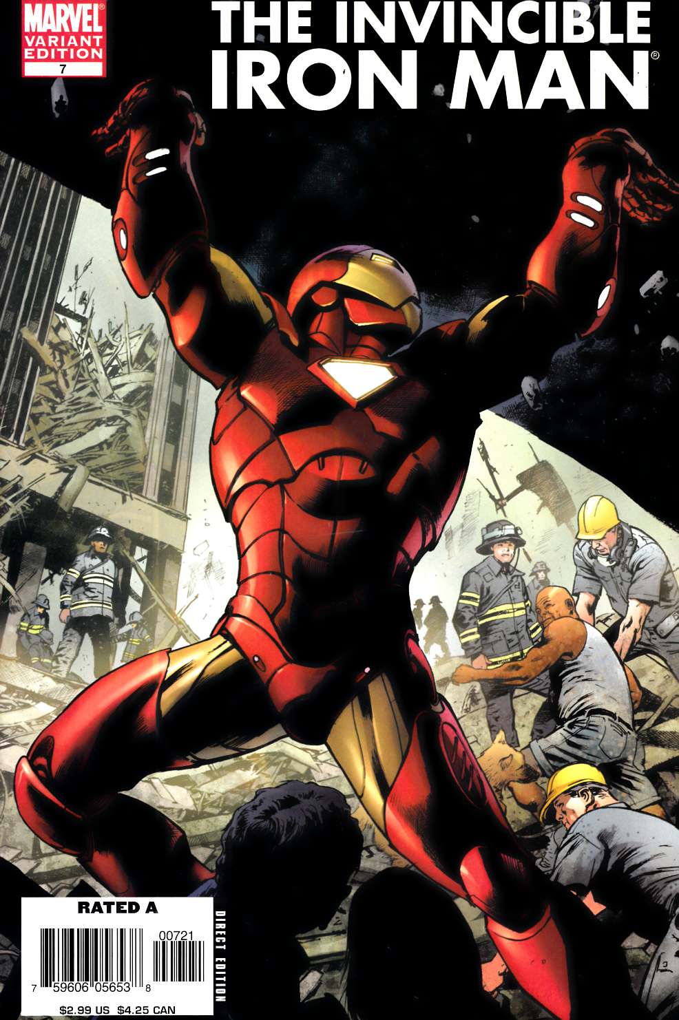 Iron Man #7 Hitch Variant Cover Very Fine (8.0) [Marvel Comic] LARGE