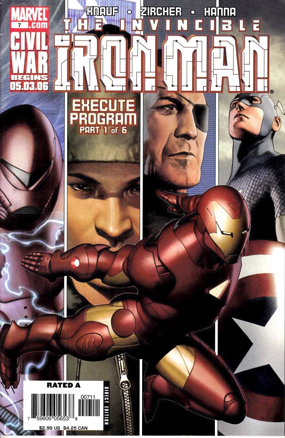 Iron Man #7 Very Fine (8.0) [Marvel Comic] THUMBNAIL