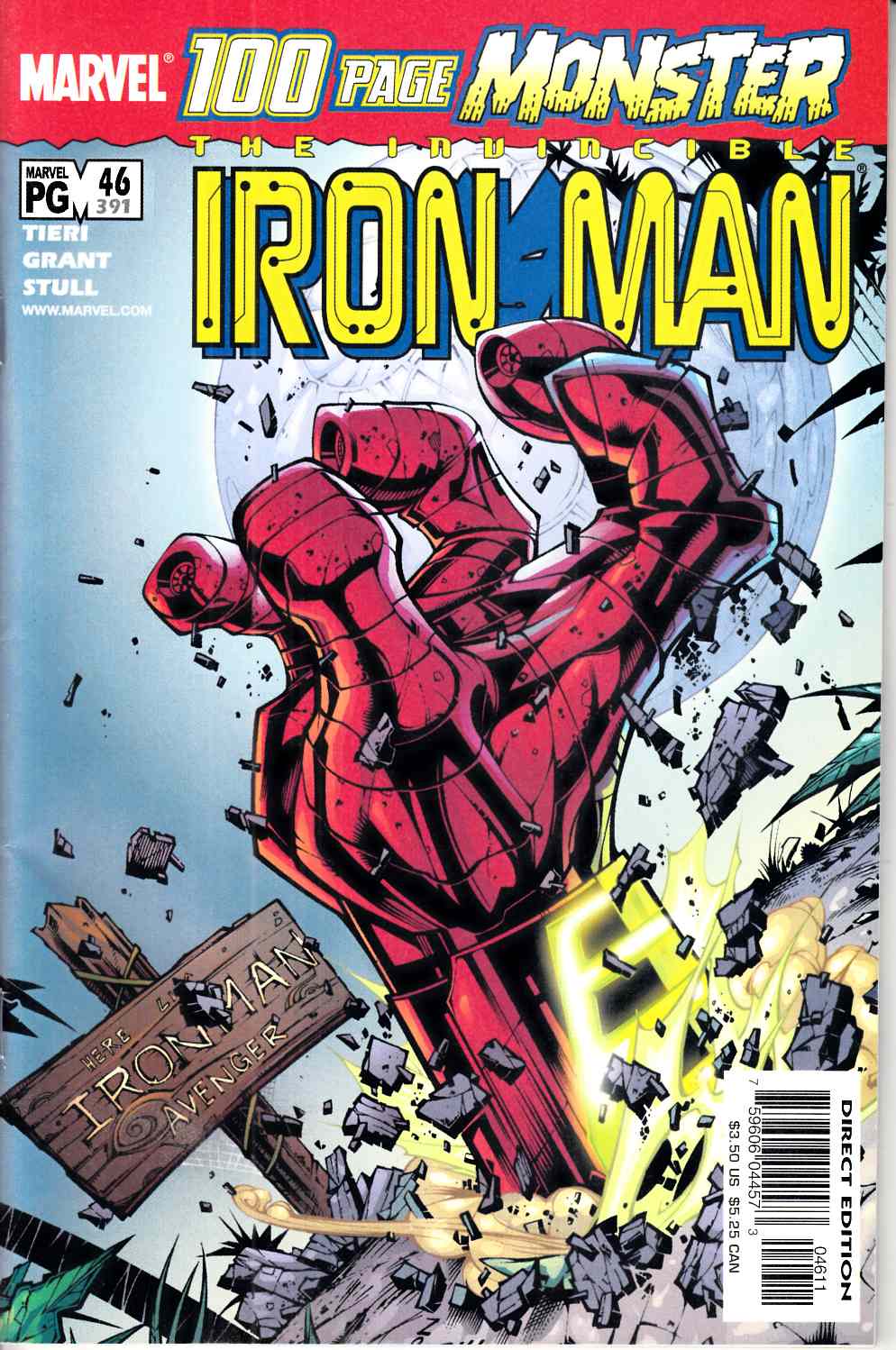 Iron Man #46 Very Fine (8.0) [Marvel Comic] LARGE