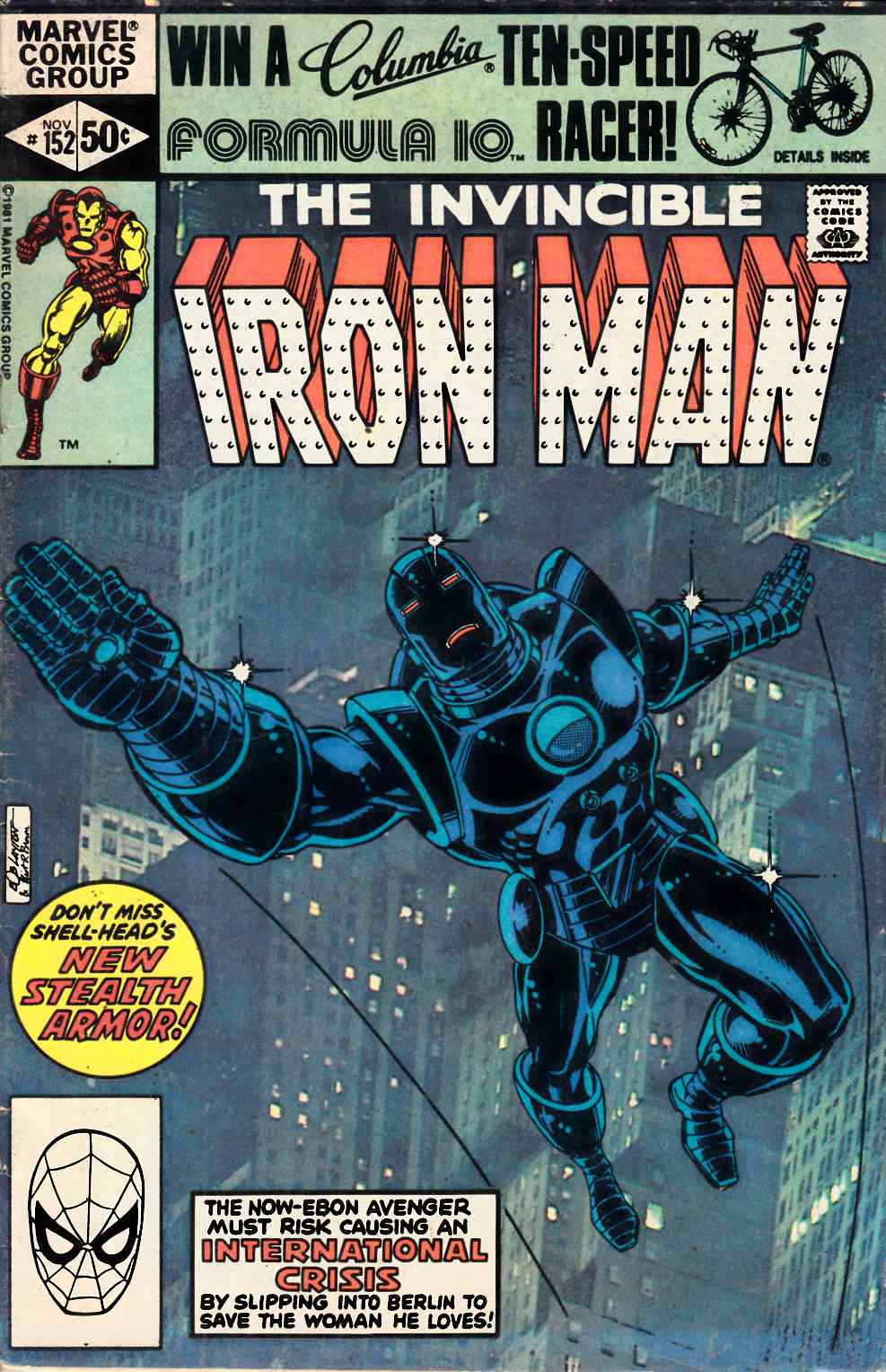 Iron Man #152 Very Good (4.0) [Marvel Comic] THUMBNAIL
