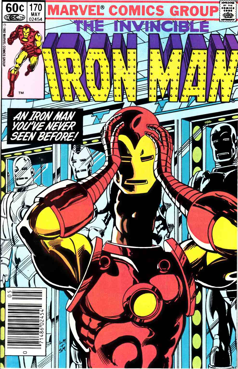 Iron Man #170 Newsstand Edition Very Fine (8.0) [Marvel Comic] LARGE
