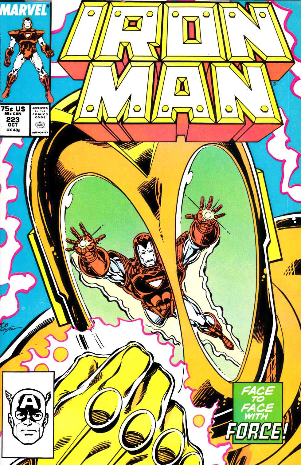 Iron Man #223 Very Fine (8.0) [Marvel Comic] THUMBNAIL