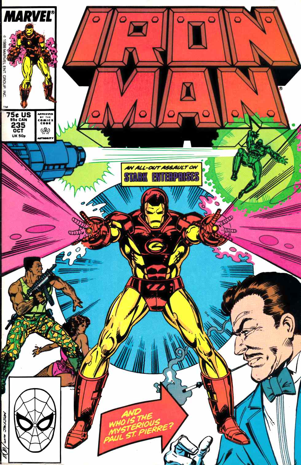 Iron Man #235 Very Fine (8.0) [Marvel Comic] THUMBNAIL