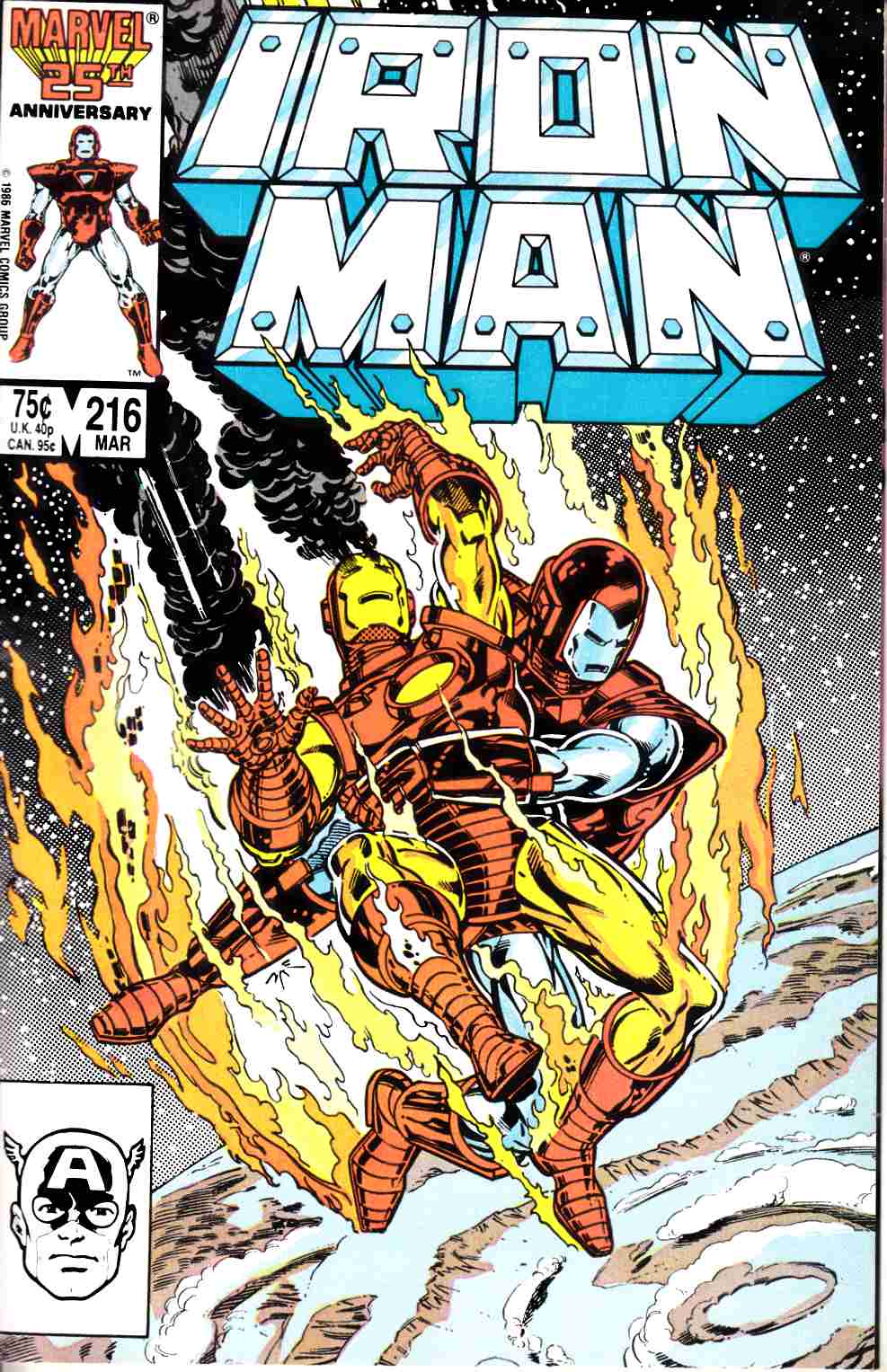 Iron Man #216 Very Fine (8.0) [Marvel Comic] LARGE