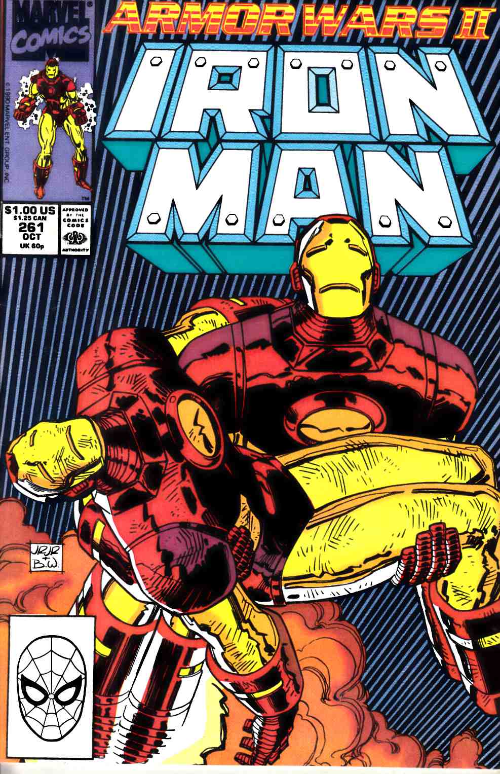 Iron Man #261 Fine (6.0) [Marvel Comic] LARGE