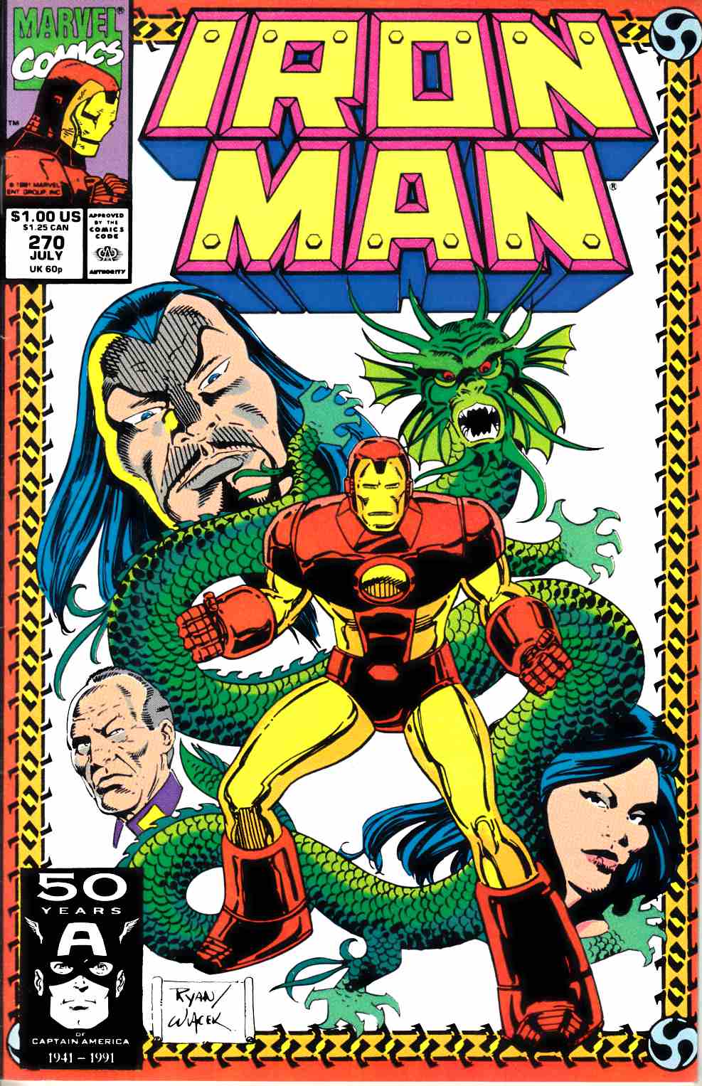 Iron Man #270 Very Fine (8.0) [Marvel Comic] LARGE