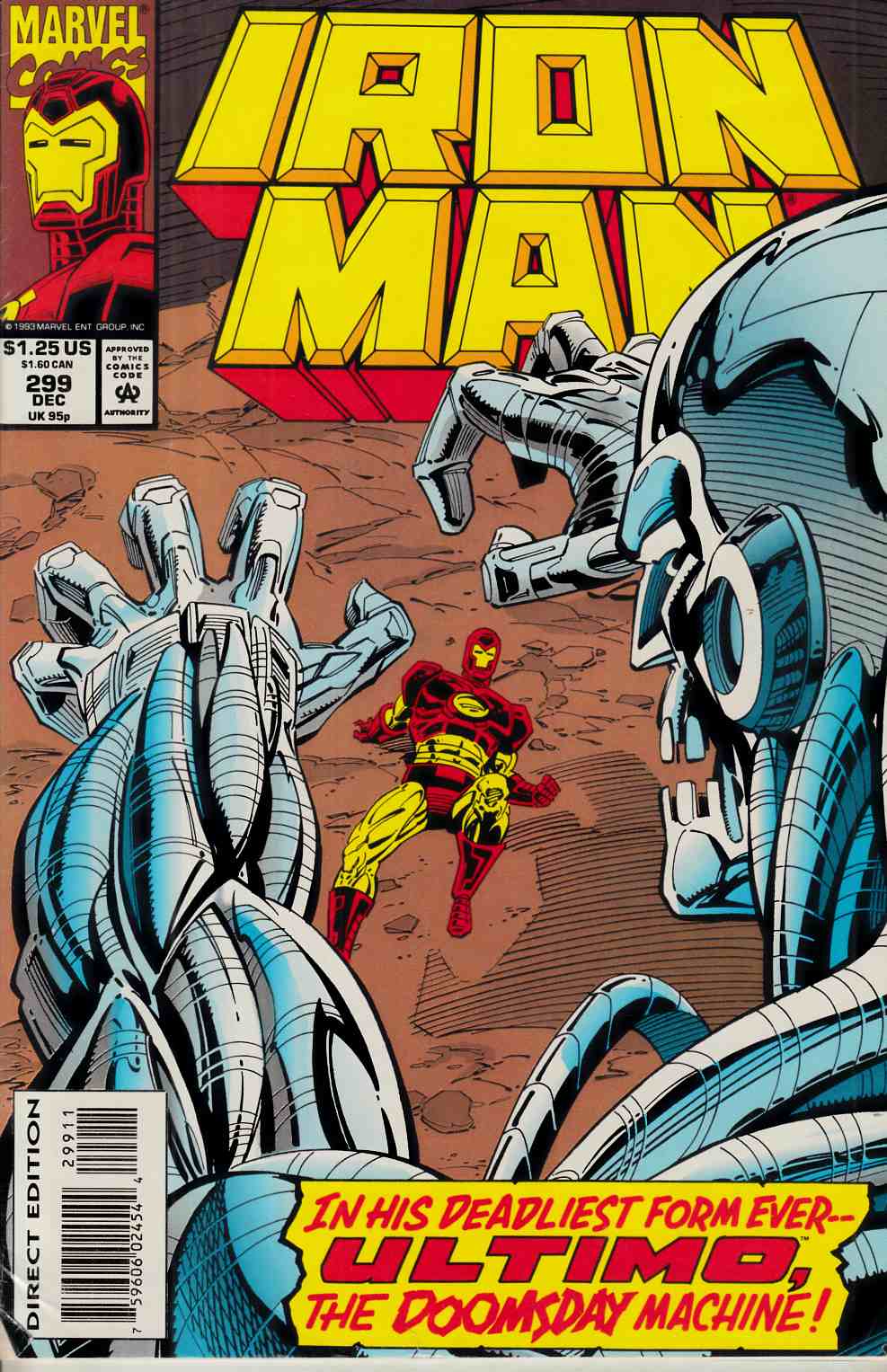 Iron Man #299 Very Good (4.0) [Marvel Comic] THUMBNAIL