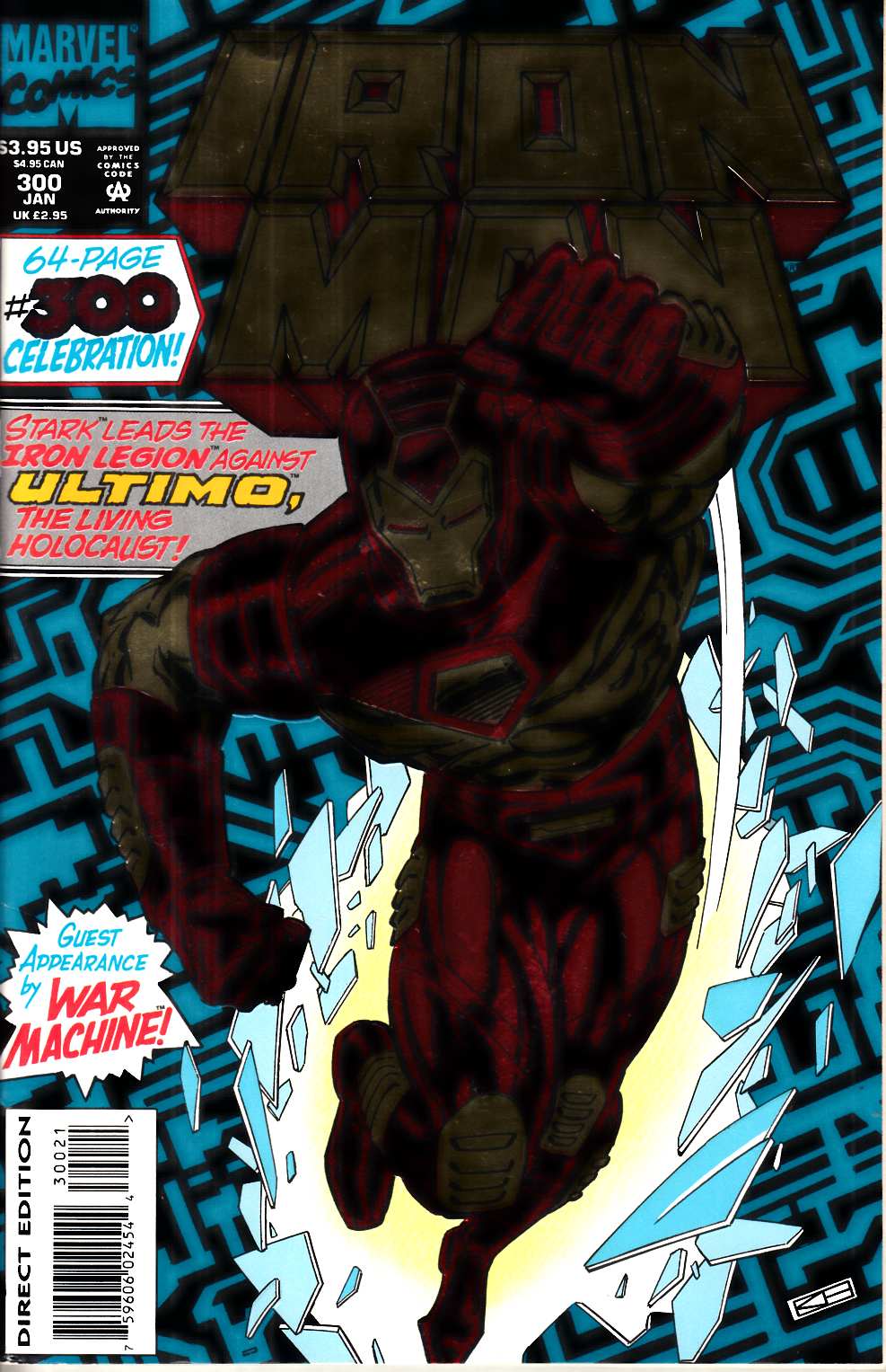 Iron Man #300 Fine (6.0) [Marvel Comic] THUMBNAIL