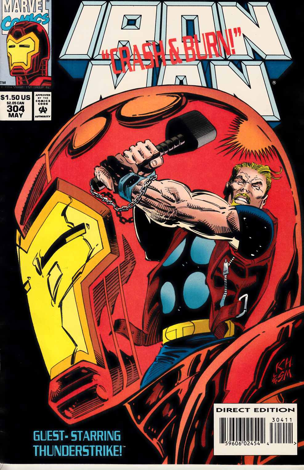 Iron Man #304 Fine (6.0) [Marvel Comic] LARGE