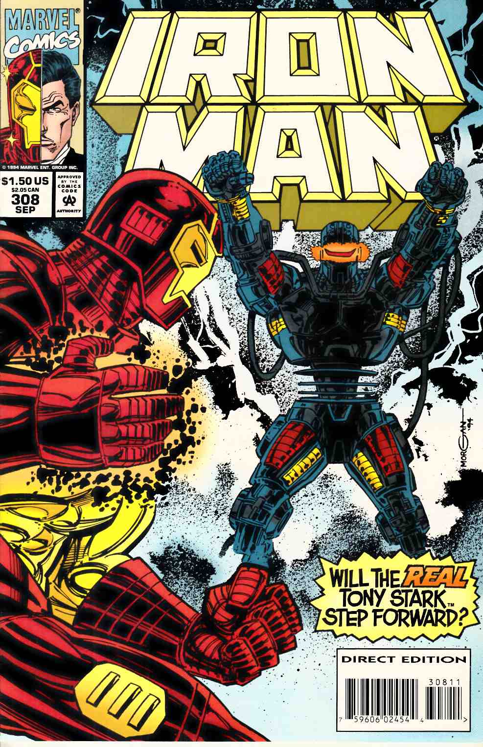Iron Man #308 Fine (6.0) [Marvel Comic] THUMBNAIL