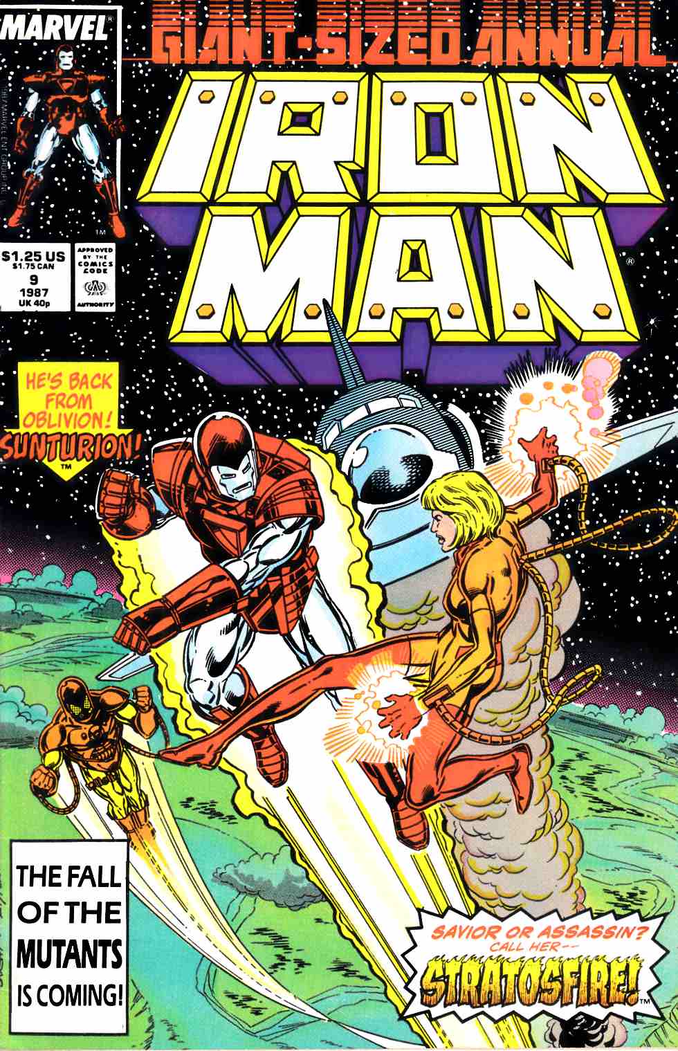 Iron Man Annual #9 Fine (6.0) [Marvel Comic] THUMBNAIL