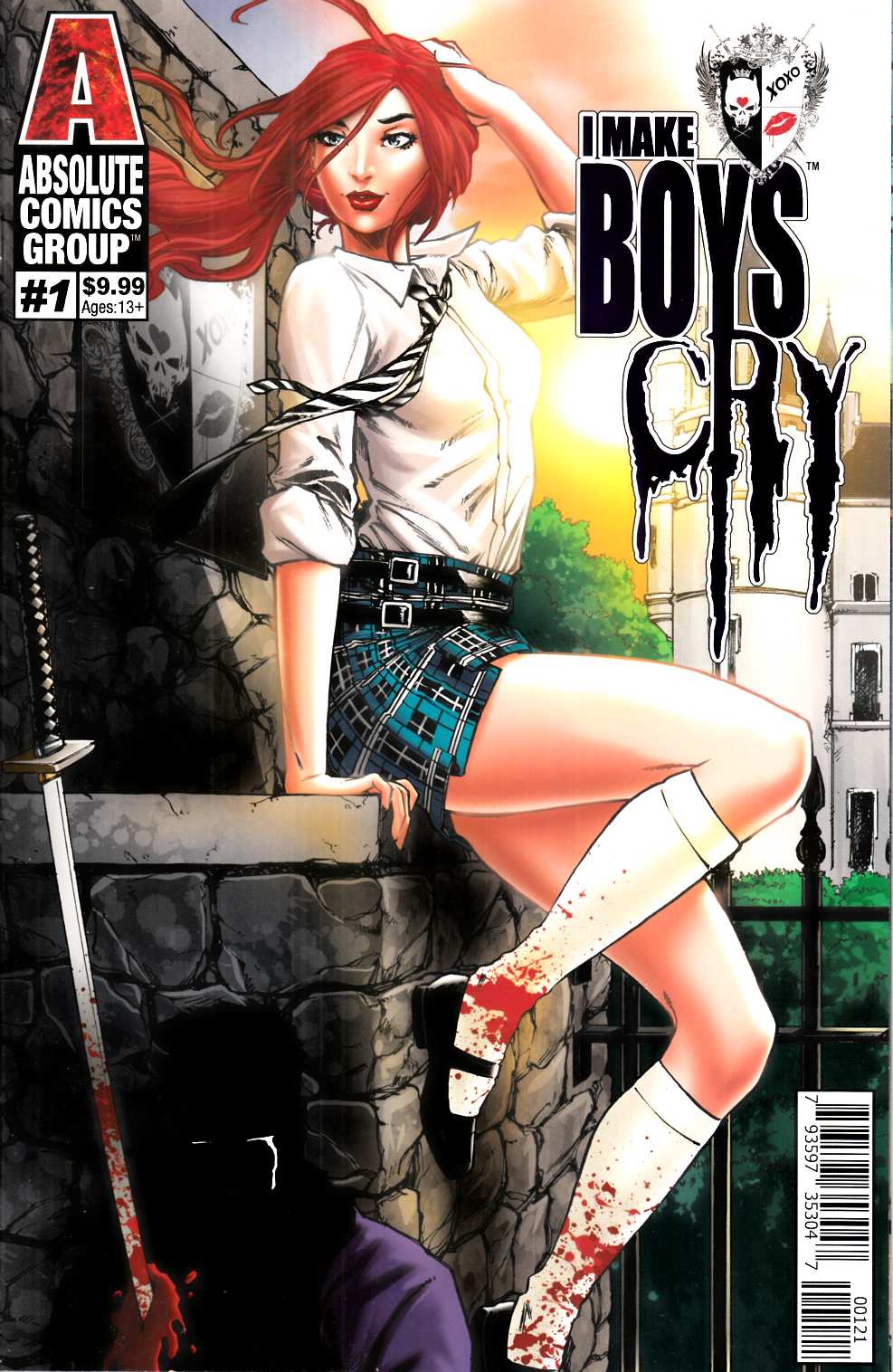 I Make Boys Cry #1 Cover B Holofoil Near Mint (9.4) [Absolute Comic] LARGE