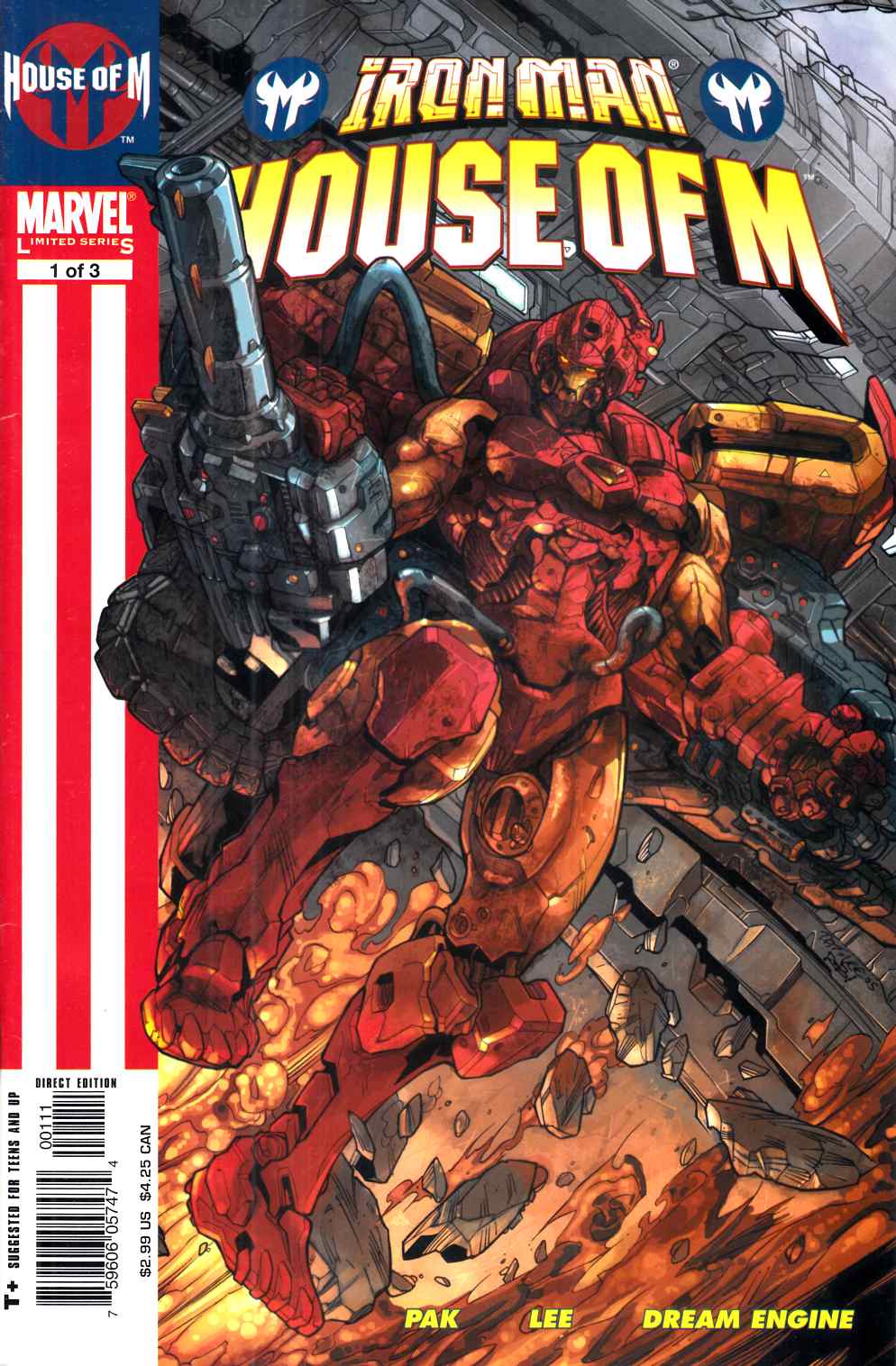Iron Man House of M #1 Very Fine (8.0) [Marvel Comic] THUMBNAIL
