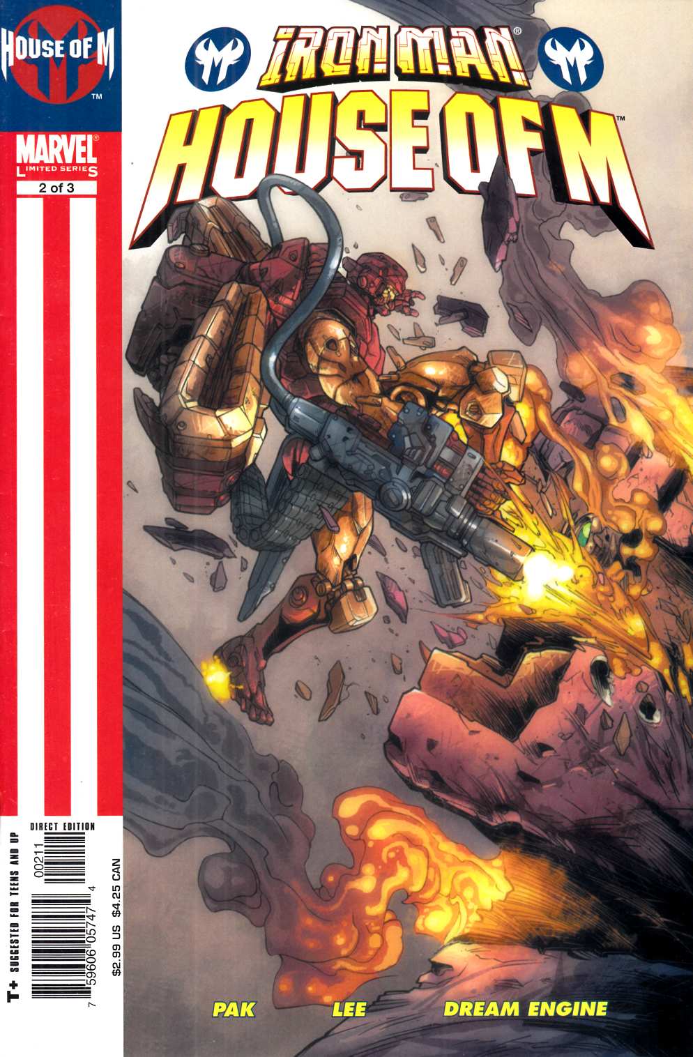 Iron Man House of M #2 Very Fine (8.0) [Marvel Comic] LARGE