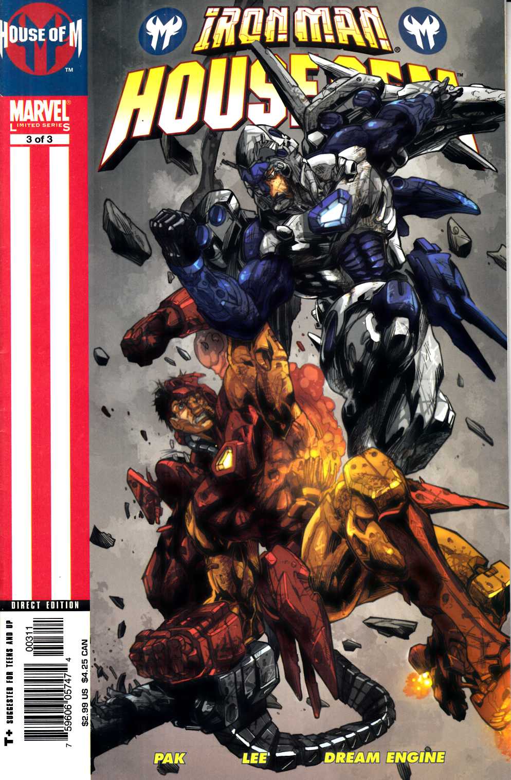 Iron Man House of M #3 Very Fine (8.0) [Marvel Comic] THUMBNAIL