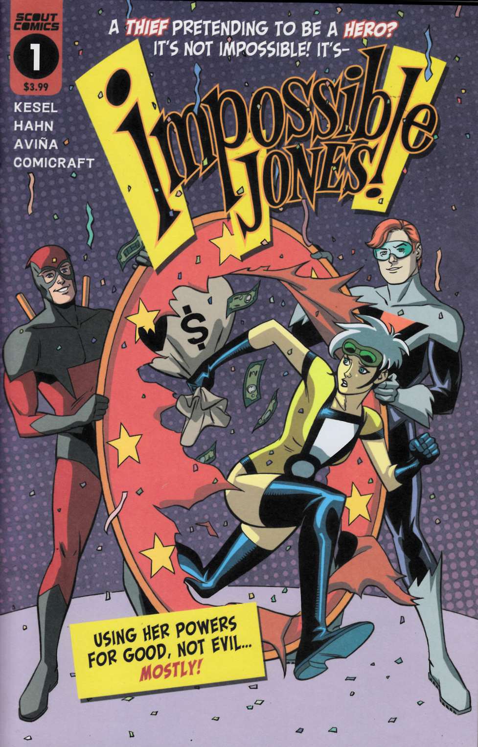 Impossible Jones #1 Near Mint (9.4) [Scout Comic] LARGE
