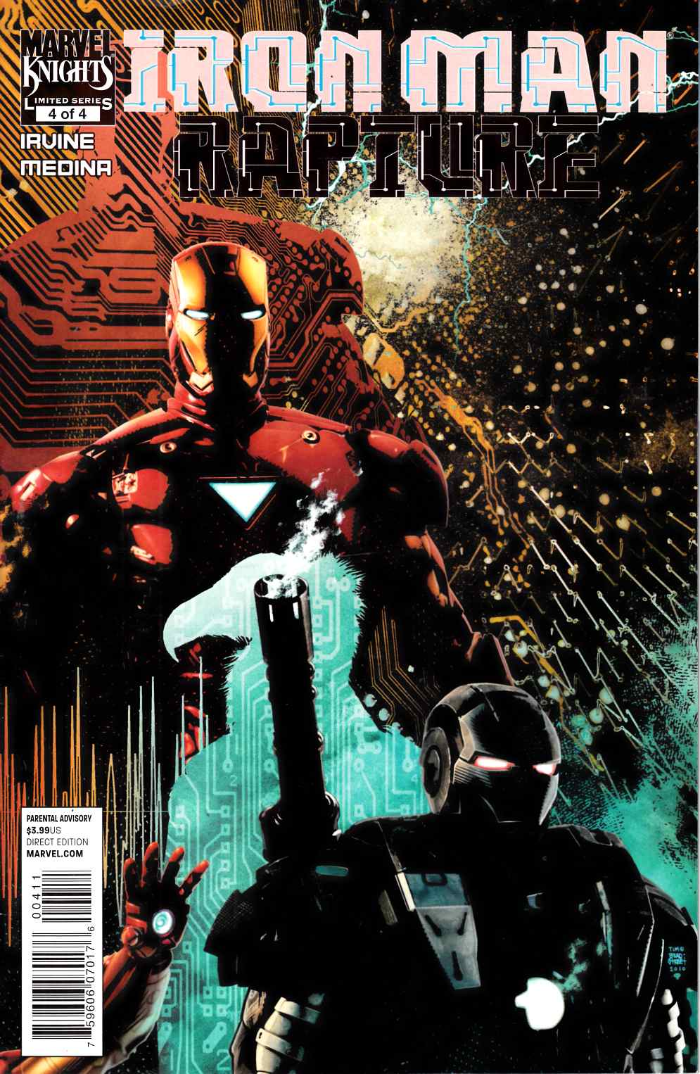 Iron Man Rapture #4 Very Fine (8.0) [Marvel Comic]