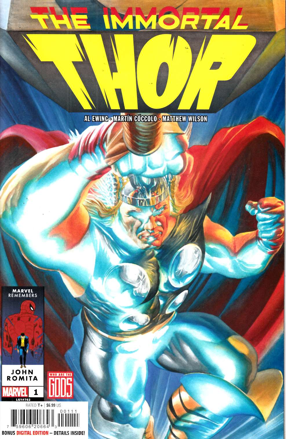 Immortal Thor #1 Near Mint (9.4) [Marvel Comic] THUMBNAIL