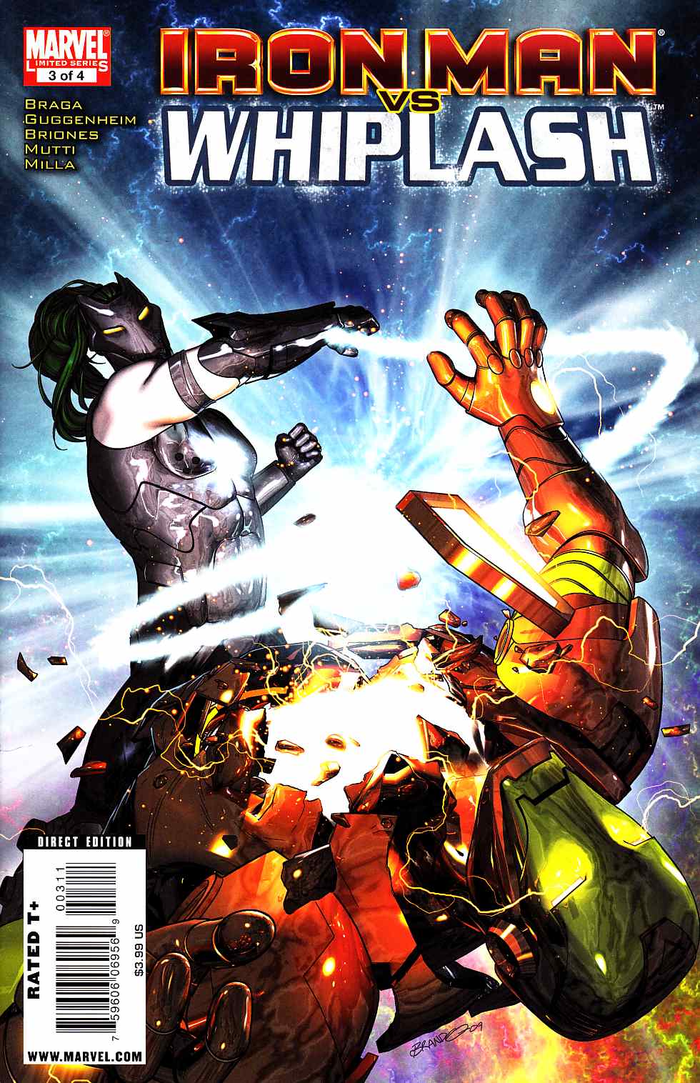 Iron Man Vs Whiplash #3 Very Fine (8.0) [Marvel Comic] THUMBNAIL