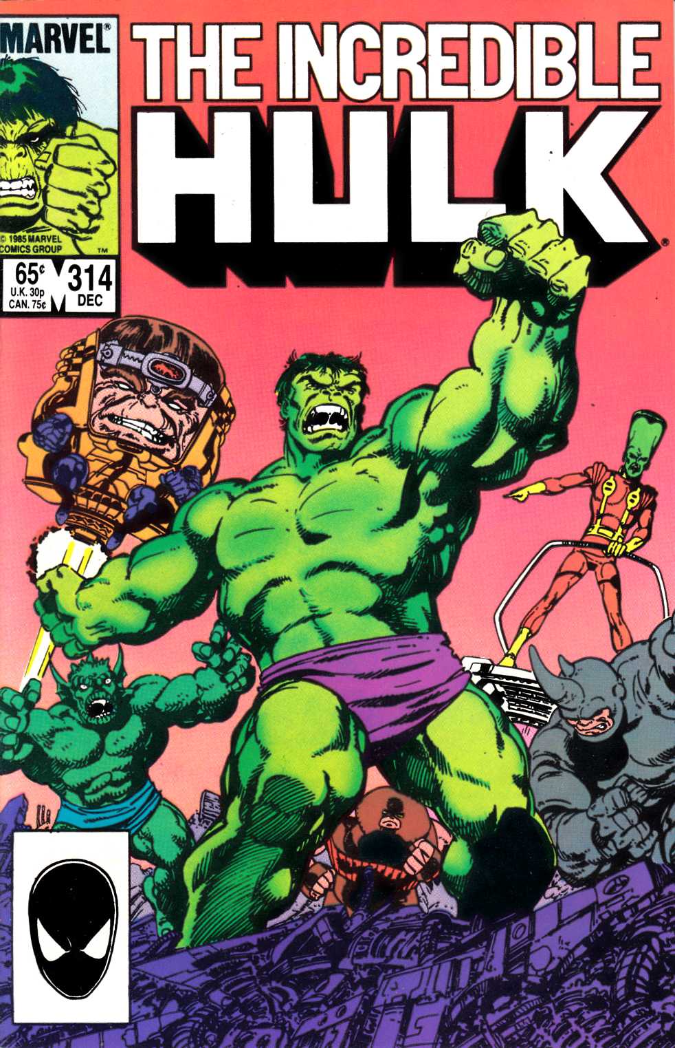 Incredible Hulk #314 Near Mint Minus (9.2) [Marvel Comic] THUMBNAIL