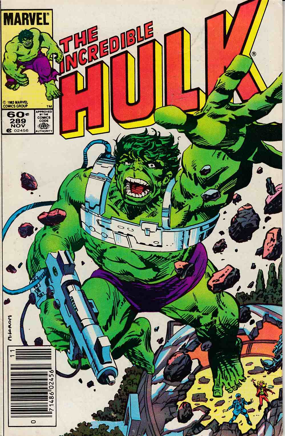 Incredible Hulk #289 Newsstand Edition Fine Minus (5.5) [Marvel Comic] THUMBNAIL