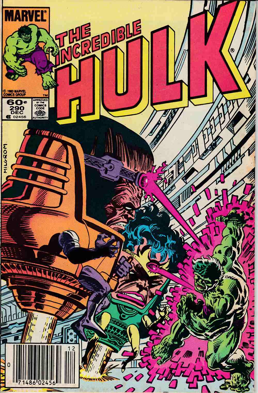 Incredible Hulk #290 Newsstand Edition Fine (6.0) [Marvel Comic] LARGE