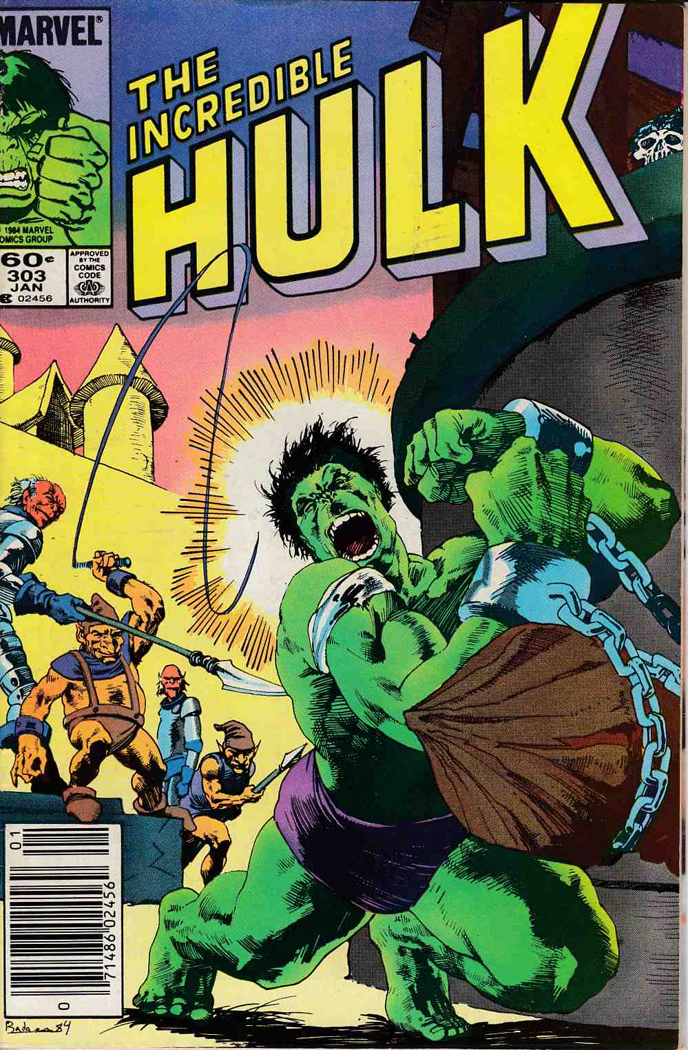 Incredible Hulk #303 Newsstand Edition Fine (6.0) [Marvel Comic] THUMBNAIL