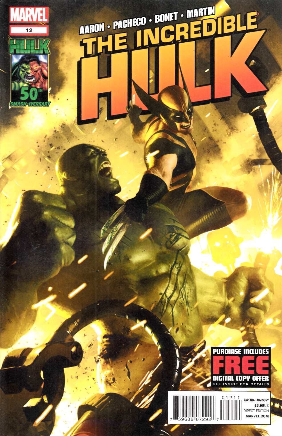 Incredible Hulk #12 Near Mint (9.4) [Marvel Comic] THUMBNAIL