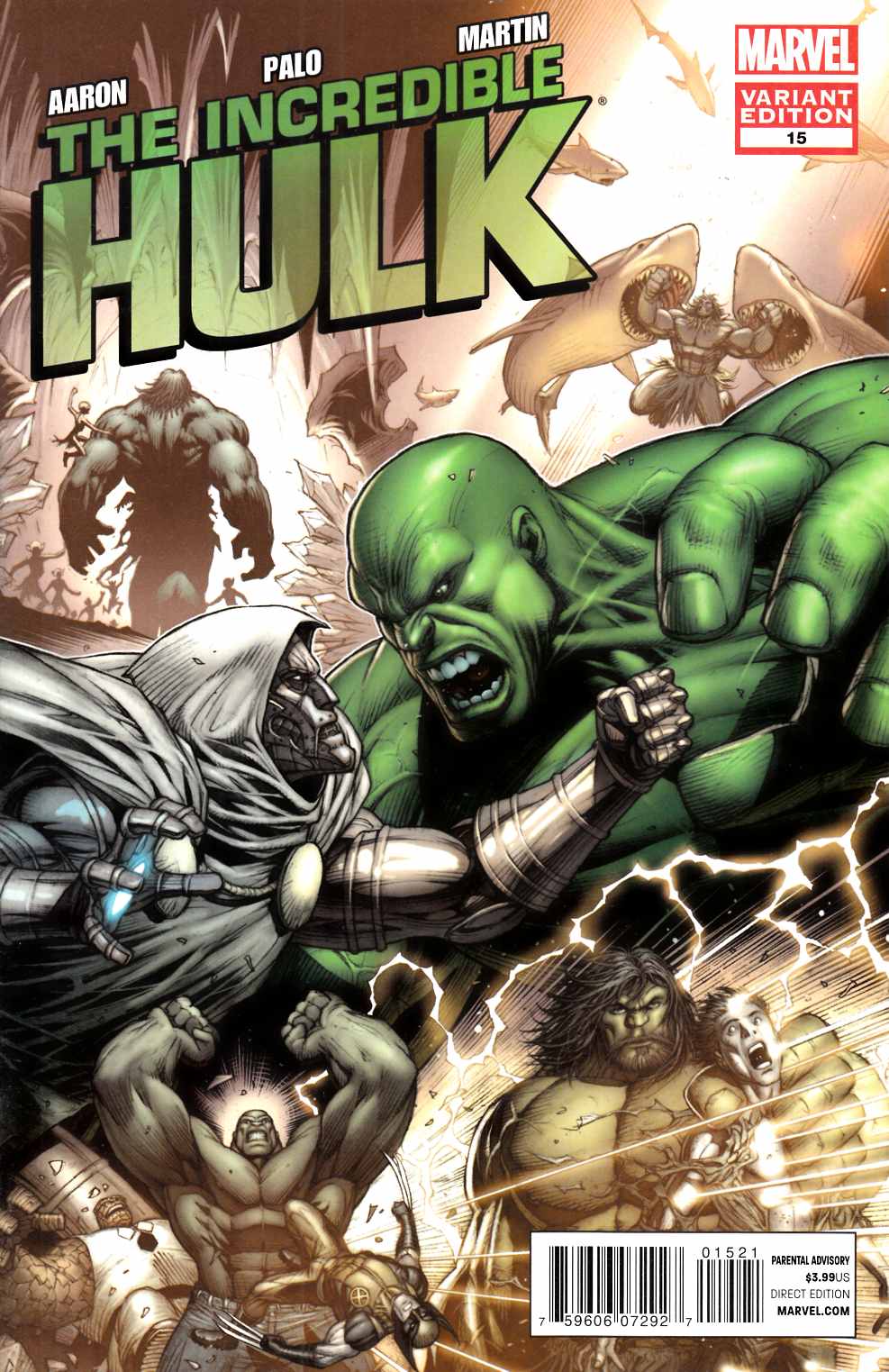 Incredible Hulk #15 Final Issue Variant Cover Near Mint (9.4) [Marvel Comic] LARGE